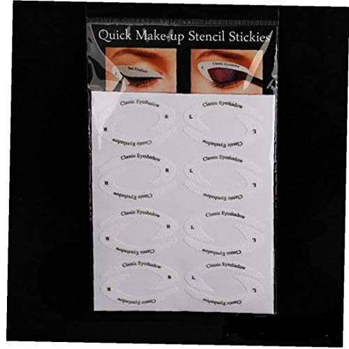 4 Hoja De Sombra De Ojos Profesional Shield Eyeliner Plantillas Ojos Ahumados O Almohadillas De Maquillaje con Alas Punta Desechable Mirada del Ojo