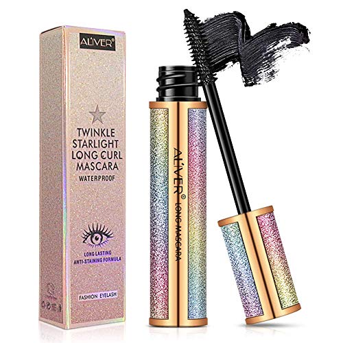 4D Silk Fiber Lash Máscara, 4D RíMel Resistente Al Agua, Extra Larga, MáS Gruesa, PestañAs Voluminosas, Duradero, Maquillaje Natural Para Ojos, Sin FloracióN