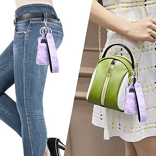 5 pares de llaveros con soporte para lápiz labial, de neopreno, con cordones de clip de metal, apto para rastreador y salvaguardia de Chapstick