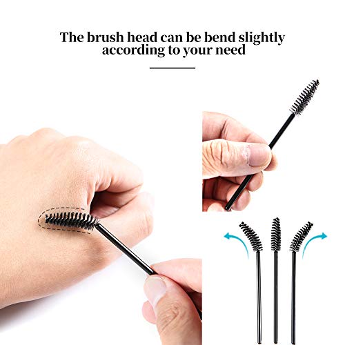 50 Pares Parches Extensiones de Pestañas Almohadillas de Gel+100pcs Pinceles Micro Aplicadores+50Pcs Cepillos de Pestañas+2pcs Cinta Médica para Extensión de Pestañas(set02)