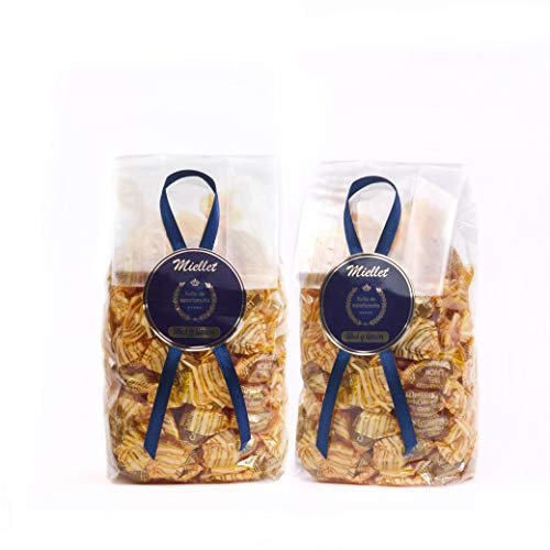 500 gr (PACK 2 BOLSAS) - Miellet - Miel & Limón - Caramelos artesanales con miel de origen español. Suaviza la garganta, evita la tos y contiene propiedades antisépticas. SIN GLUTEN