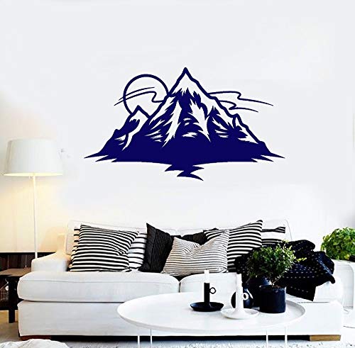 57 * 99cm Sun Mountain Nature Island pegatinas de pared para sala de juegos para niños no tóxico material de PVC Wall Decals vinilos paredes de papel