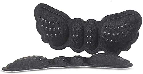 6 pares de almohadillas para el talón Las plantillas cómodamente insertadas son adecuadas para zapatos sueltos demasiado grandes Tapas acolchadas con cubierta protectora adecuada para damas hombres