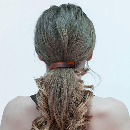 6 Piezas Clip de Pasador Rectangular de Leopardo Pasadores Horquillas Grandes Clásico Retro Pasadores de Pelo Pinzas de Cabello Exquisitas para Mujeres Niñas Cabello Fino Medio Grueso