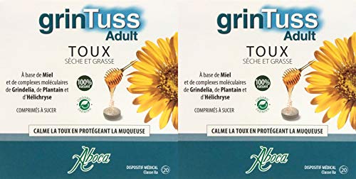 Aboca GrinTuss - Lote de 20 comprimidos para azúcar