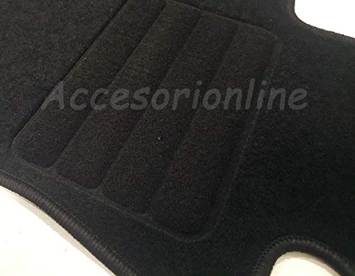 Accesorionline Alfombrillas Seat Leon I 1999-2005 MK1 Bordes Rojos alfombras 1M Sport