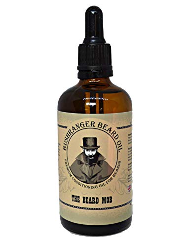 Aceite de Barba Bushranger de 100ml XL -Acondicionador para una barba más suave y gruesa. Aceite ligero y seco con una fragancia refrescante.