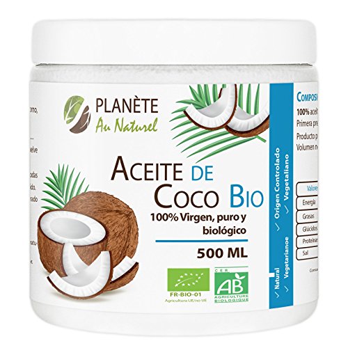 Aceite de Coco Virgen Orgánico - PRENSADO EN FRIO - 500ml