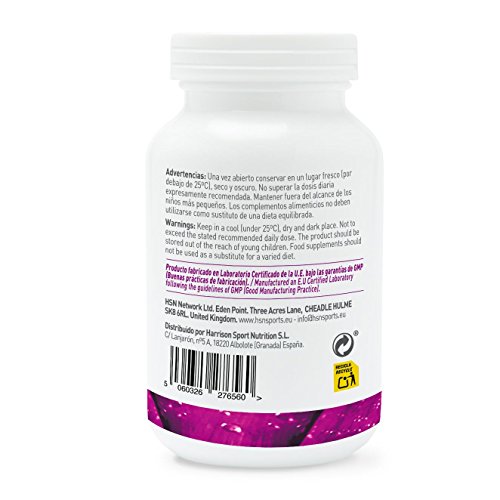 Aceite de Onagra perlas 1000mg de HSN | Evening Primrose Oil | 10% GLA (Ácido gamma-linolénico) Omega 6 | 120 Perlas