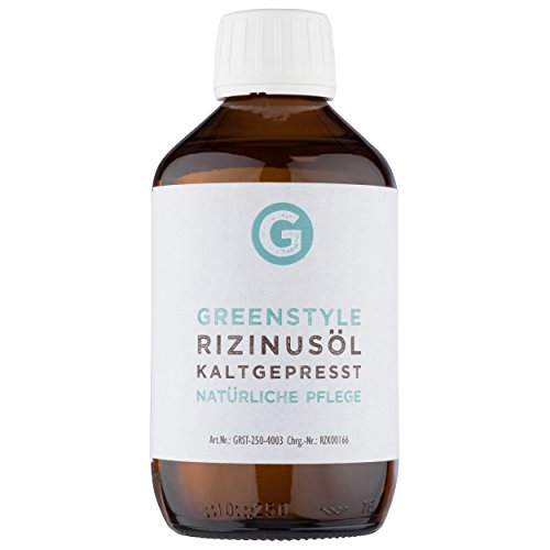 Aceite de ricino, 250ml, extraído en frío, 100% aceite puro para el cuidado de la piel y el pelo