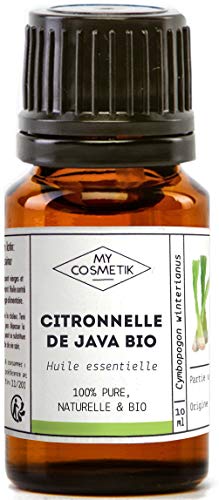 Aceite esencial de citronela de Java orgánico - MyCosmetik - 10 ml