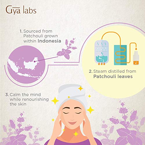 Aceite esencial de pachulí: un limpiador calmante, profundo y humectante nutritivo (10 ml) - Aceite de pachulí de grado terapéutico 100% puro