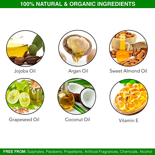 Aceite Para Barba Golden Skull | Incienso y Mirra | 60ml | Natural y Orgánico | Suavizar, Acondicionar, Ayudar con la Picazón y las Escamas de la Barba, Mejorar el Crecimiento, Brillo y Grosor