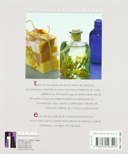Aceites Esenciales Para Aromater (Salud En Tus Manos) (La Salud En Tus Manos)