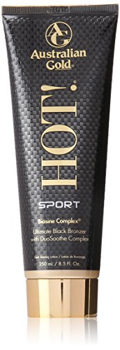 Acelerador New Sunshine Australian Gold Hot! Sport Bronzer, 8.5 Ounce.
