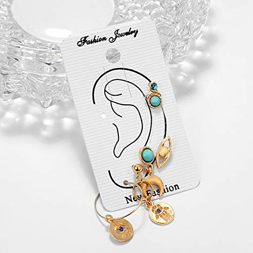 AchidistviQ Juego de 5 Pendientes de Tuerca para Mujer, de la Marca