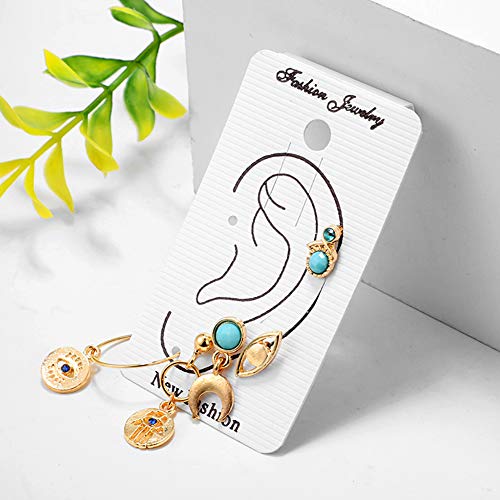 AchidistviQ Juego de 5 Pendientes de Tuerca para Mujer, de la Marca