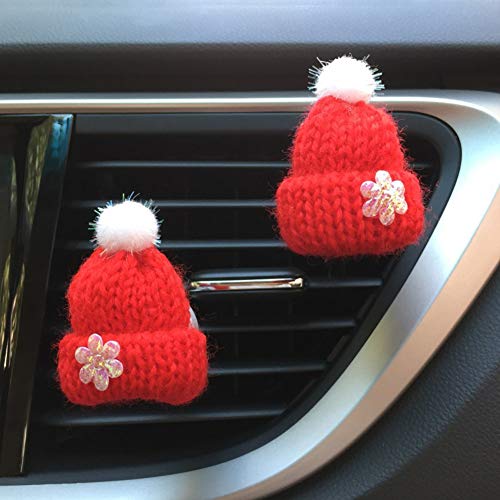 AchidistviQ Lovely Christmas Hat Car Vehicle Air Outlet Freshener Fragrant Perfume Clip