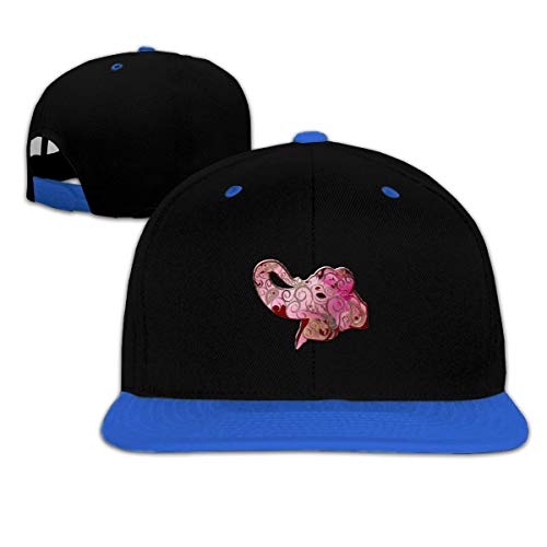 Adgjhbvn Unisex Antic Elephant Child Hip Hop Baseball Hat Boys Girl Blue Gorras de Hip Hop de béisbol