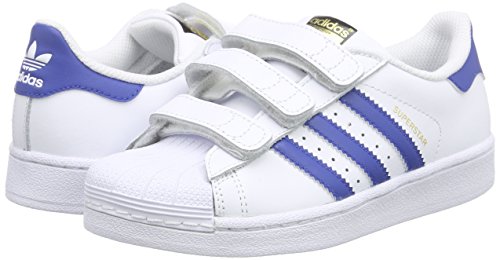 adidas Superstar Foundation CF C, Zapatillas de Deporte Unisex niños, (FTWR White/EQT Blue S16/Eqt Blue S16), 30 EU