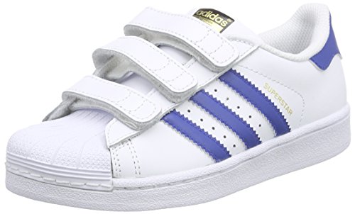 adidas Superstar Foundation CF C, Zapatillas de Deporte Unisex niños, (FTWR White/EQT Blue S16/Eqt Blue S16), 30 EU