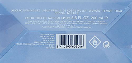 Adolfo Dominguez Agua Fresca de Rosas - 200 ml