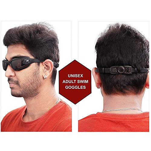 Adulto Gafas de natación Profesional Espejo Vasos - Anti-Niebla - Silicona Impermeable - Tintado Gafas de Natación con Estuche - Protección UV - Triatlón Gafas Unisex para Adultos Hombres Mujeres