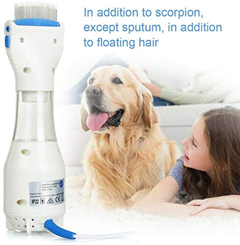 Aegilmc Tetera Piojos Peine, Cabeza Eléctrica Piojos Pulgas Peine, Sin Dolor Segura Piojos Peine con Suaves para Niños Y Adultos con 3 Filtros De Repuesto para Piojos Eléctricos