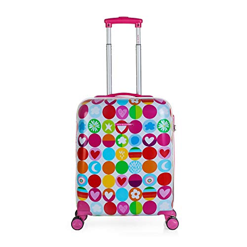 Agatha Ruiz De La Prada Happy Agatha Equipaje de Mano, 55 cm, 40 litros, Fucsia