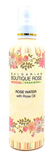 Agua de Rosa con Spray con Aceite Natural de Rosa 330ml de Boutique Rose, Sin Conservantes, Sin Parabenos