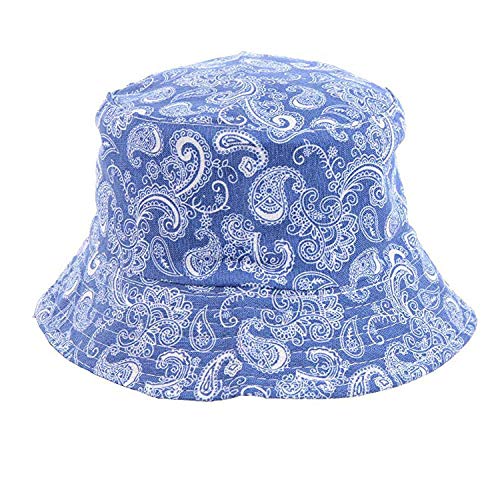 Aibccr Marca de Marea Sombrero de Pescador Libro Femenino Huella de Agua Hip-Hop Sombrero de Lavabo de Doble Cara Sombrero de protección Solar de otoño para Hombres