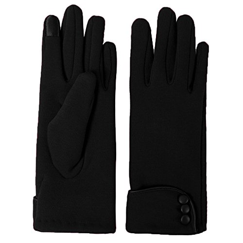 Aibrou Guantes mujer tactiles pantalla,Muy elegantes y cómodas para Invierno,Una Talla