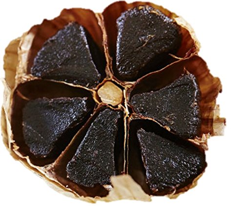 Ajo negro ecológico español de máxima calidad (3 cabezas de ajo negro al natural, aprox 85g), antioxidante y energizante natural con sabor a regaliz, textura blanda, agricultura ecológica de Losquesosdemitio (La Mancha)