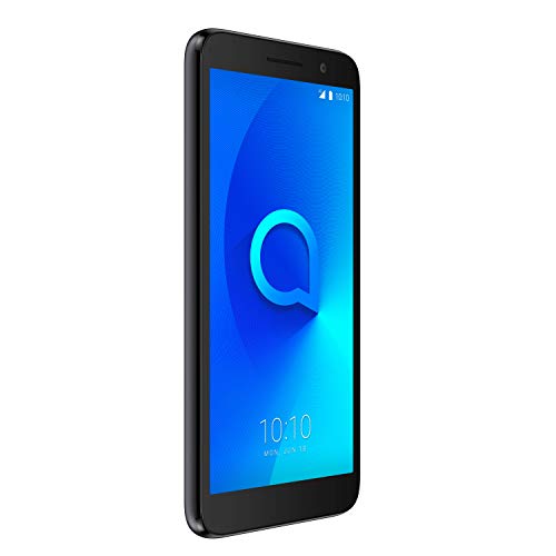 Alcatel 5033D 1 2019, Smartphone - Pantalla 5" - Cámara trasera 5MP y frontal (selfie) 2MP - Memoria 8GB ROM + 1 RAM - Negro