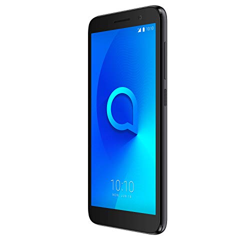 Alcatel 5033D 1 2019, Smartphone - Pantalla 5" - Cámara trasera 5MP y frontal (selfie) 2MP - Memoria 8GB ROM + 1 RAM - Negro