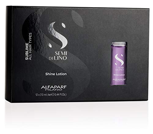 ALFAPARF Sublime Semi DI Lino Shine Lotion 156ML Unisex Adulto, Negro, Único
