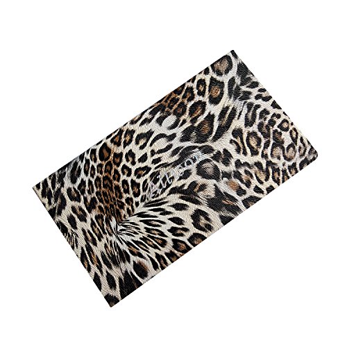 Allwon Paleta de maquillaje magnética de Paleta de maquillaje vacía de leopardo para lápiz labial Blush Sombra de ojos