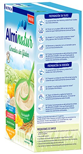 Alminatur Papilla de cereales sin gluten a partir de los 4 meses - 250 g