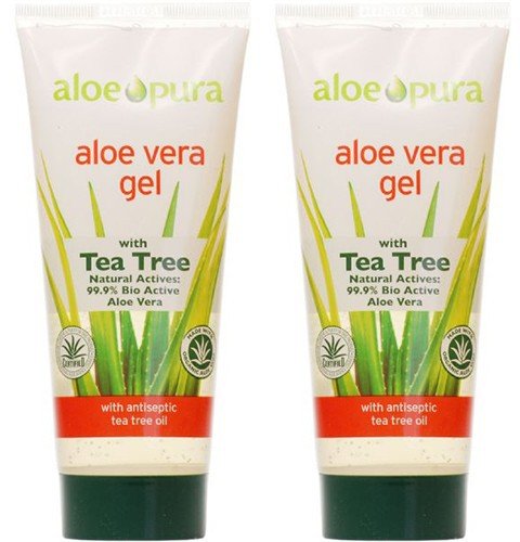 Aloe Pura, Organic Aloe Vera Gel, paquete 2 x 200 ml