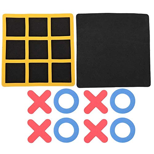 Alomejor Juego de Mesa Tic TAC Toe Travel Juego de Mesa Tic Bug Toe Juguete Educativo para niños de Todas Las Edades Juego de Viaje X y O