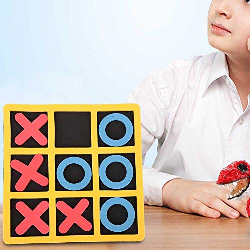 Alomejor Juego de Mesa Tic TAC Toe Travel Juego de Mesa Tic Bug Toe Juguete Educativo para niños de Todas Las Edades Juego de Viaje X y O