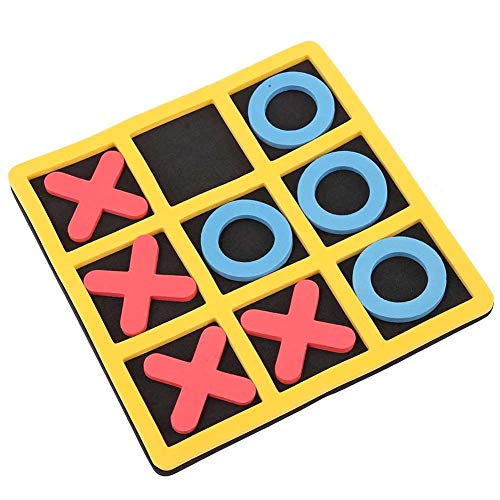 Alomejor Juego de Mesa Tic TAC Toe Travel Juego de Mesa Tic Bug Toe Juguete Educativo para niños de Todas Las Edades Juego de Viaje X y O