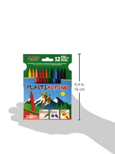 Alpino PA000012 - Estuche con 12 ceras