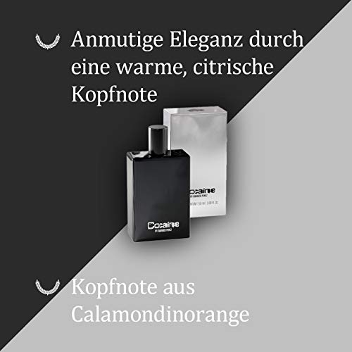 Amando Perez Cocaine Molecules - Eau de Parfum, 50 ml, unisex, contiene feromonas