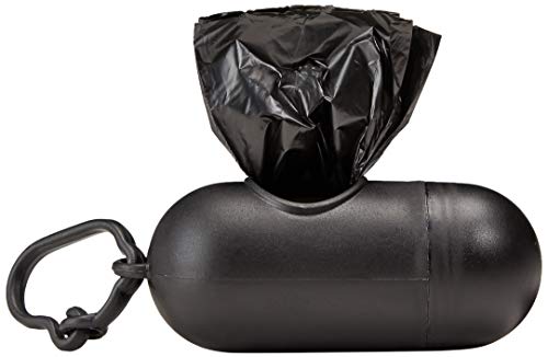 AmazonBasics - Bolsas para excrementos de perro con dispensador y clip para correa (300 bolsas)