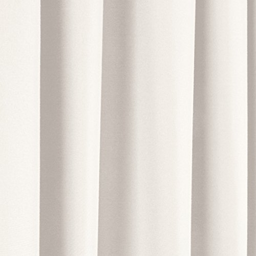AmazonBasics - Cortinas opacas con aislamiento térmico y alzapaños, 1 unidad, 135 x 244 cm, beige