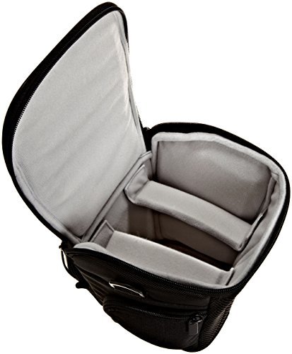 AmazonBasics - Funda para cámara de fotos réflex, color negro