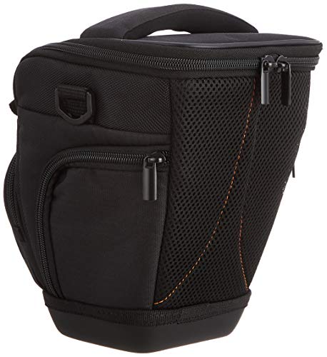 AmazonBasics - Funda para cámara de fotos réflex, color negro