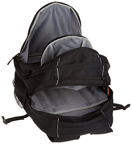 AmazonBasics - Mochila para ordenador portátil de hasta 17 pulgadas (43 cm), Negro