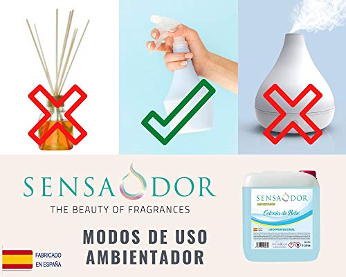 Ambientador Chicle SENSODOR, 5 Litros, Rojo, Garrafa, Profesional, Empresas, Negocio, Limpieza, Neutralizador, Quitaolor, Buen olor, Aromatizador